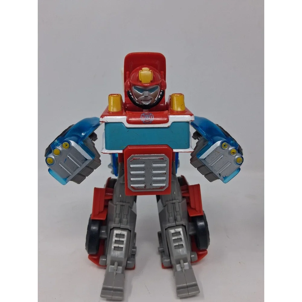 Playskool Heroes Transformers Rescue Bots Energize Optimus Prime Heatwave Lot